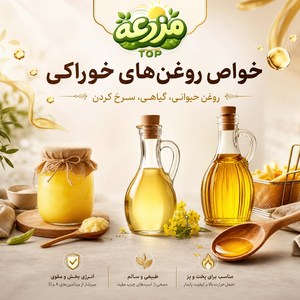 راهنمای کامل خرید و مصرف روغن‌های خوراکی