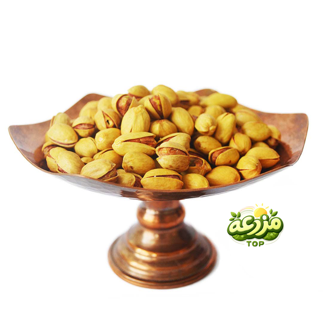 پسته فندقی بوداده زعفرانی